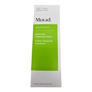 Murad NIB Resurgence Renewing Face Cleansing Cream Bonus Size 6.75 oz
